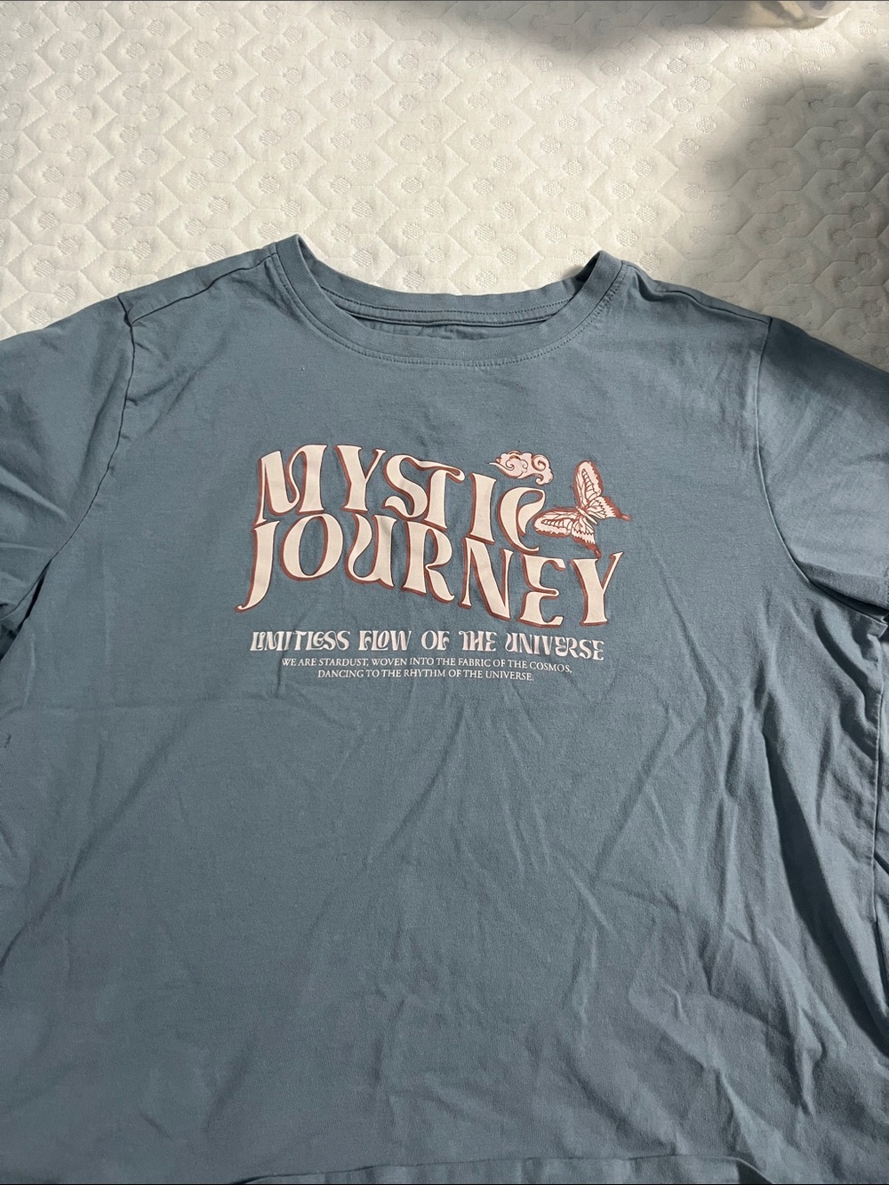 Mystic Journey Woman’s Graphic Tee - Dusty Blue